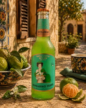 Bibite Polara sicíliska limonáda zo zelených mandarínok 275ml