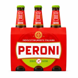 Peroni alkoholické bezlepkové pivo 3x330ml