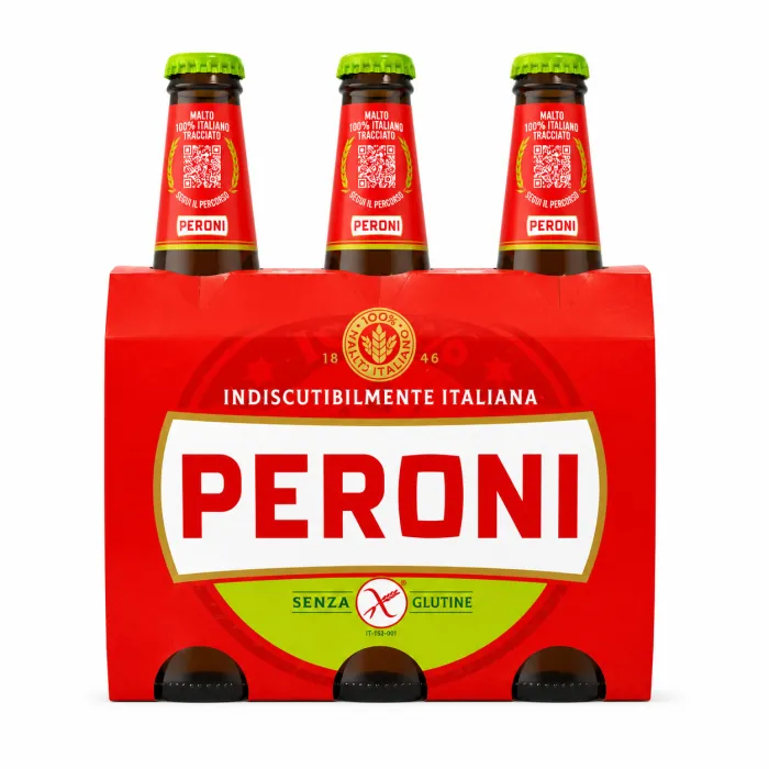 Peroni alkoholické bezlepkové pivo 3x330ml