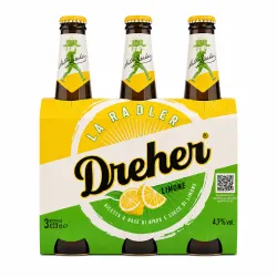Dreher alkoholické pivo La Radler Limone 3x330ml thumbnail-1