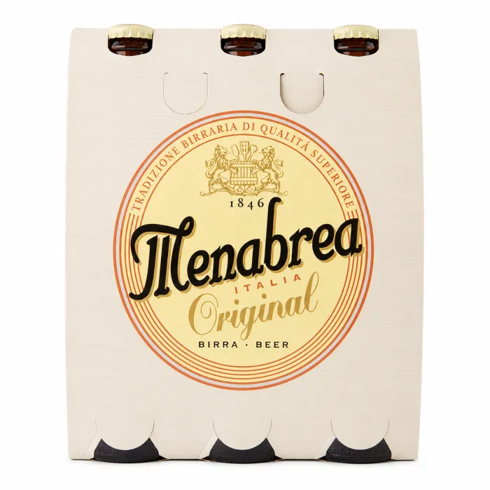 Menabrea alkoholické pivo Original 3x330ml