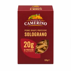 La Pasta di Camerino proteínové cestoviny Penne Rigate SOLOGRANO 320g