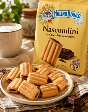 Mulino Bianco Nascondini s čokoládou 330g