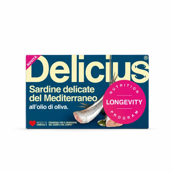Delicius sardinky v olivovom oleji 90g