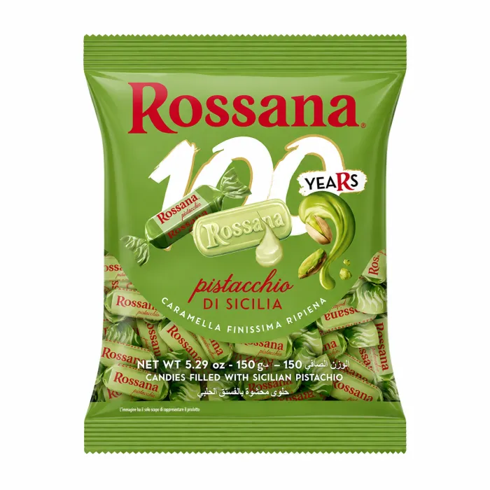 Rossana pistáciové cukríky s pistáciovým krémom 150g