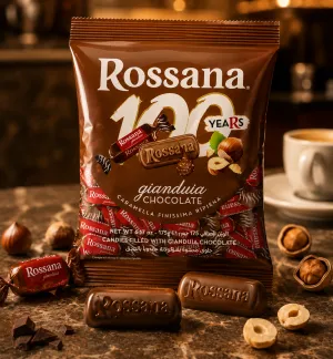Rossana karamelové cukríky s lieskovcovým krémom 175g