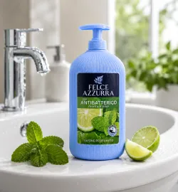 Felce Azzurra antibakteriálne tekuté  mydlo mäta a limetka 300ml thumbnail-2