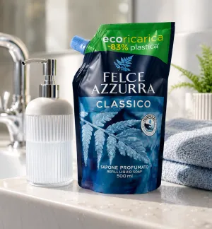 Felce Azzurra antibakteriálne tekuté mydlo Classico náhradná náplň 500ml