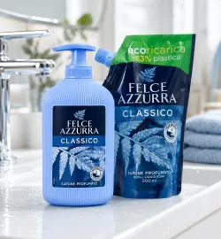 Felce Azzurra antibakteriálne tekuté mydlo Classico náhradná náplň 500ml thumbnail-3