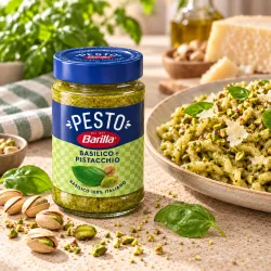 Barilla pesto s bazalkou a pistáciami 190g thumbnail-2