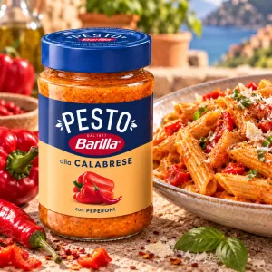 Barilla pesto z paprík s chilli 190g