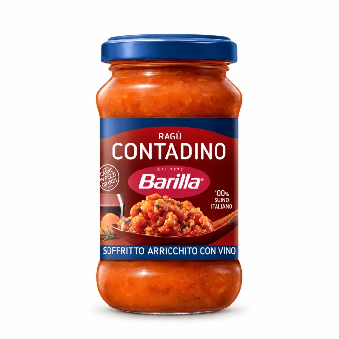 Barilla ragú Contadino s červeným vínom 300g
