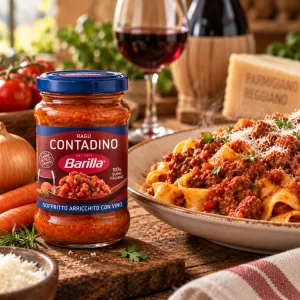 Barilla ragú Contadino s červeným vínom 300g