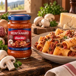 Bariila ragú Montanaro s hubami a  klobáskou 300g