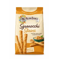Mulino Bianco chrumkavé tyčinky grissini s mixom 8 cereálii 210g thumbnail-1