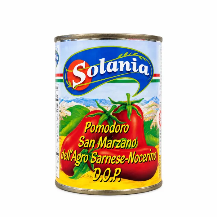 Solania celé lúpané paradajky San Marzano DOP 400g