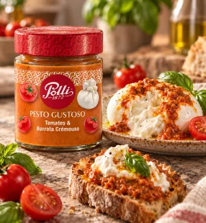Polli paradajkové pesto s burratou 140g