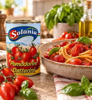 Solania celé cherry paradajky Datterini 400g