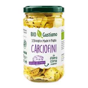 Bio Gustiamo artičoky v oleji 280g