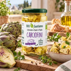 Bio Gustiamo artičoky v oleji 280g
