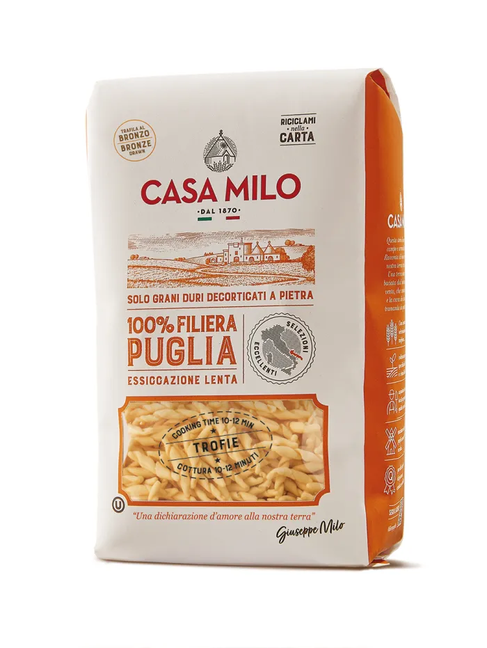 POŠKODENÝ OBAL Casa Milo Trofie 500g