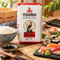 Curtiriso Tsuru ryža na sushi 1kg thumbnail-2