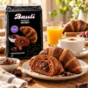 Bauli kakaové croissanty s čokoládovým krémom 250g