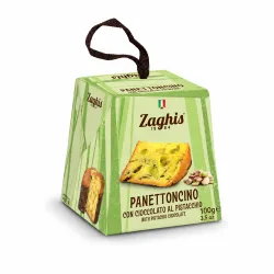 Zaghis Panettoncino s pistáciovou čokoládou 100g thumbnail-1
