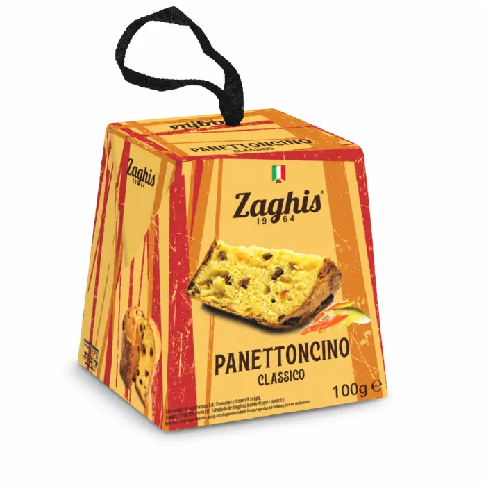 Zaghis Panettoncino klasické s hrozienkami 100g