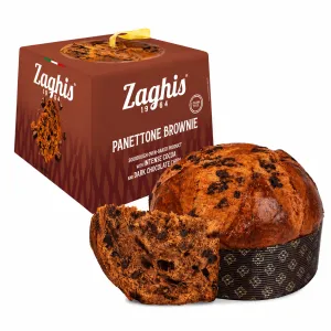 Zaghis Peanettone Brownie s kúskami horkej čokolády 600g