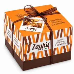 Zaghis Panettone s marhuľami a slaným karamelom 750g