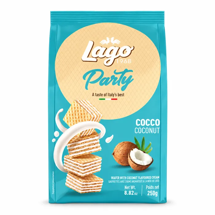 Lago Party Cocco oblátky s kokosovým krémom 250g