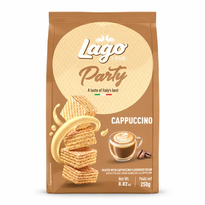 Lago Party Cappuccino oblátky s kávovým krémom 250g