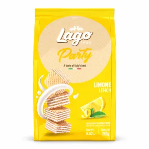 Lago Party Limone oblátky s citronovým krémom 250g