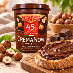 Novi CremaNovi Fondente  lieskovooriešková nátierka 200g