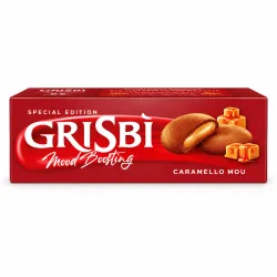 Vicenzi Grisbì sušienky s karamelovým krémom Caramello Mou 112g thumbnail-1