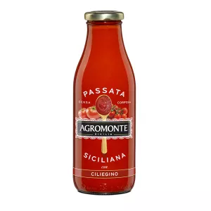 Agromonte Siciliana pasírované paradajky so cherry paradajkami 520g - 1ks