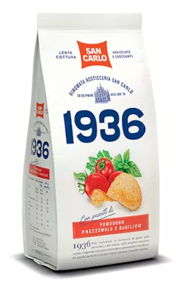 San Carlo 1936 zemiakové lupienky s paradajkami a bazalkou 150g thumbnail-1