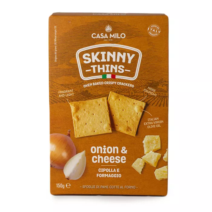 Casa Milo Skinny Thins cibuľa syr 150g