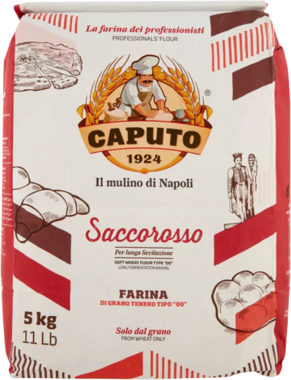 Caputo talianska múka Saccorosso "00" 5kg - 1ks