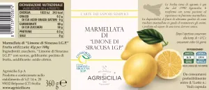 Agrisicilia marmeláda z citrónov Siracusa I.G.P. 360g - 1ks