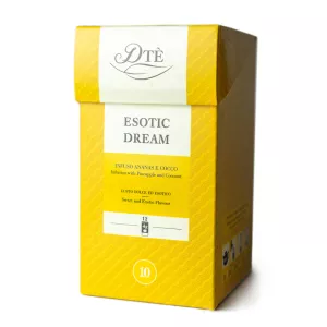 Caffé Diemme DTÉ Exotic dream čaj zo zmesi ananásu a kokosu 48g