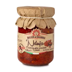 Delizie di Calabria Nduja kalábrijská pikantná nátierková saláma 135g thumbnail-1