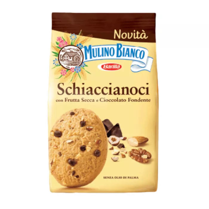 Mulino Bianco Schiaccianoci s orieškami a horkou čokoládou 300g