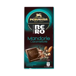 Perugina horká čokoláda s karamelizovanými mandľami 85g thumbnail-1