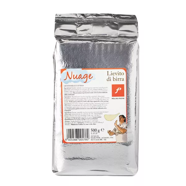 Molino Pasini talianske sušené droždie - pivovarské kvasnice 500g - 1ks