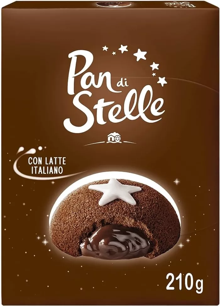 Pan di Stelle čokoládové koláčiky s čokoládovým krémom 210g