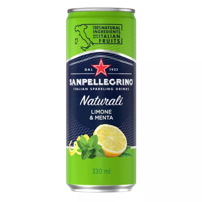 Sanpellegrino citrón a mäta 0,33l (Z)