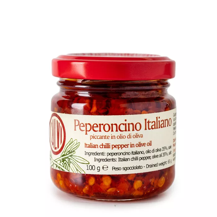 Calvi Talianske Chilli Papričky v Olivovom Oleji 100g