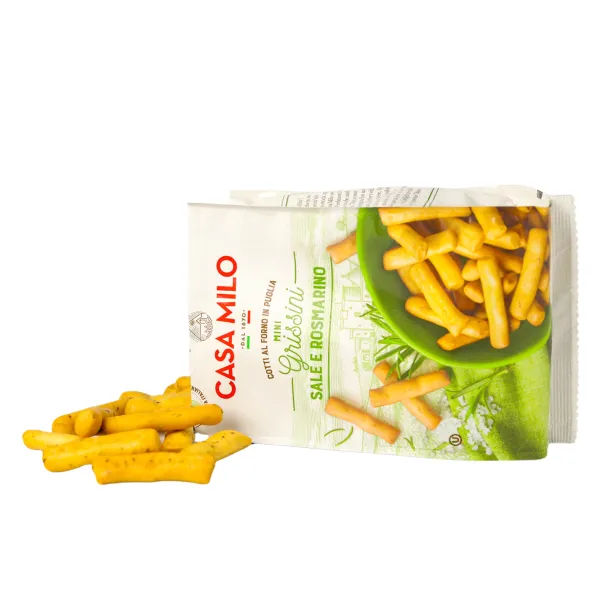 Casa Milo grissini s rozmarínom a soľou 150g - 1ks